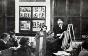 Franz Cizek teaching Primary class : 1920