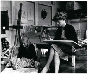 Art students, Bath School of Art : 1949